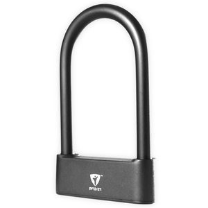 מנעול פרסה ביומטרי לאופניים ולקורקינט - נעילה עם טביעת אצבע ואפליקציה Rav Bariach