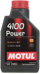 שמן מנוע MOTUL 4100 POWER 15W50 1L