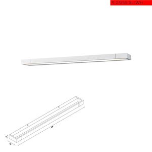30W XL מנורת קיר רון לבן