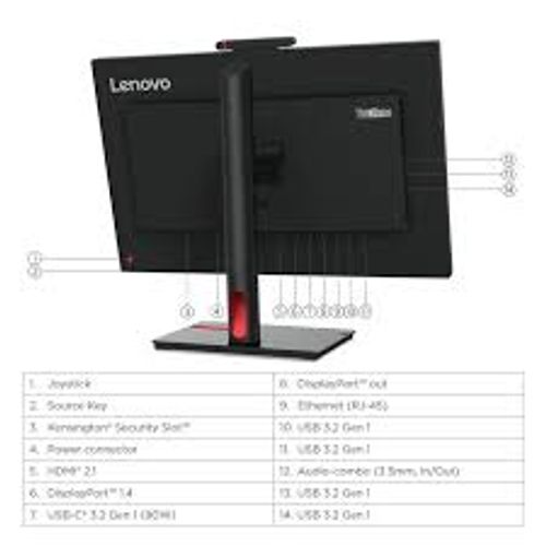 מסך מחשב ‏23.8' Lenovo ThinkVision T24mv-30 63D7UAT3IS