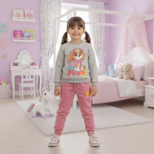 סט פוטר בנות יחידת החילוץ אפור BUBU