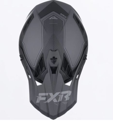 קסדה לאופנוע FXR RACING HELIUM CARBON 2026 שחור\קרבון 22.06