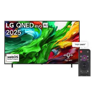 טלוויזיה חכמה LG 75" 4K Qned AI Smart LED 75QNED86A6A webOS25 אל ג