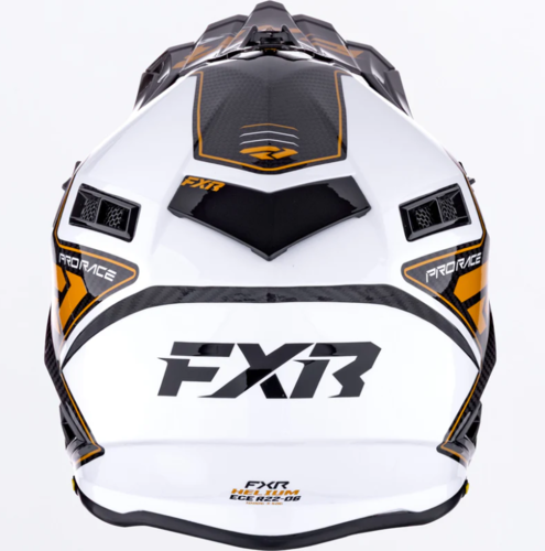 קסדה לאופנוע FXR RACING HELIUM CARBON 2026 שחור\זהב\קרבון 22.06