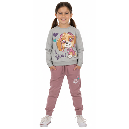 סט פוטר בנות סקאי אפור