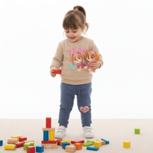 סט פוטר בנות סקאי בז' BUBU