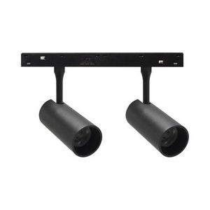 ספוט לד שחור לפס צבירה מגנטי TIKTOK SPOT 2X8W 3CCT -NISKO