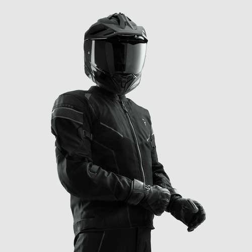 מעיל ארבע עונות רבל הורן שחור - REBELHORN HIFLOW V TEXTILE JACKET 