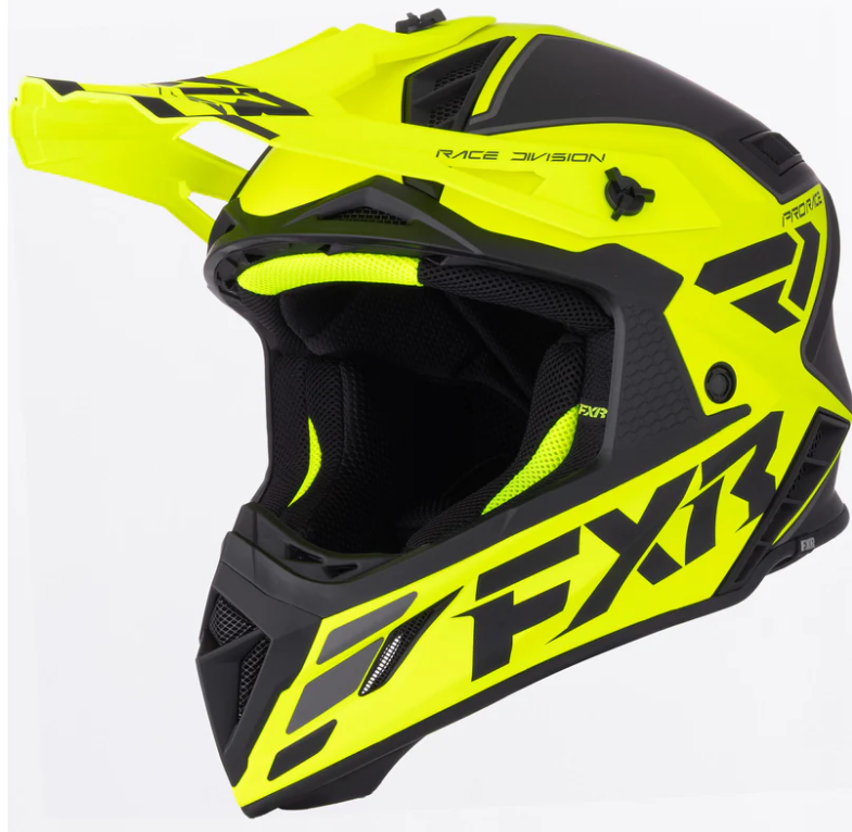 קסדה לאופנוע  FXR RACING HELIUM RACE 2026 צהוב\שחור 22.06