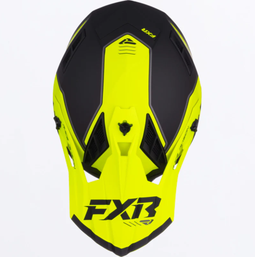 קסדה לאופנוע  FXR RACING HELIUM RACE 2026 צהוב\שחור 22.06