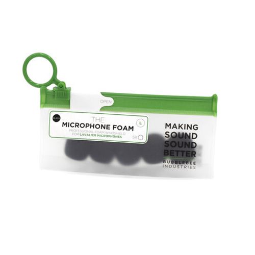 מארז מגני רוח ספוג למיקרופון דש Bubblebee Lavalier Microphone Foam