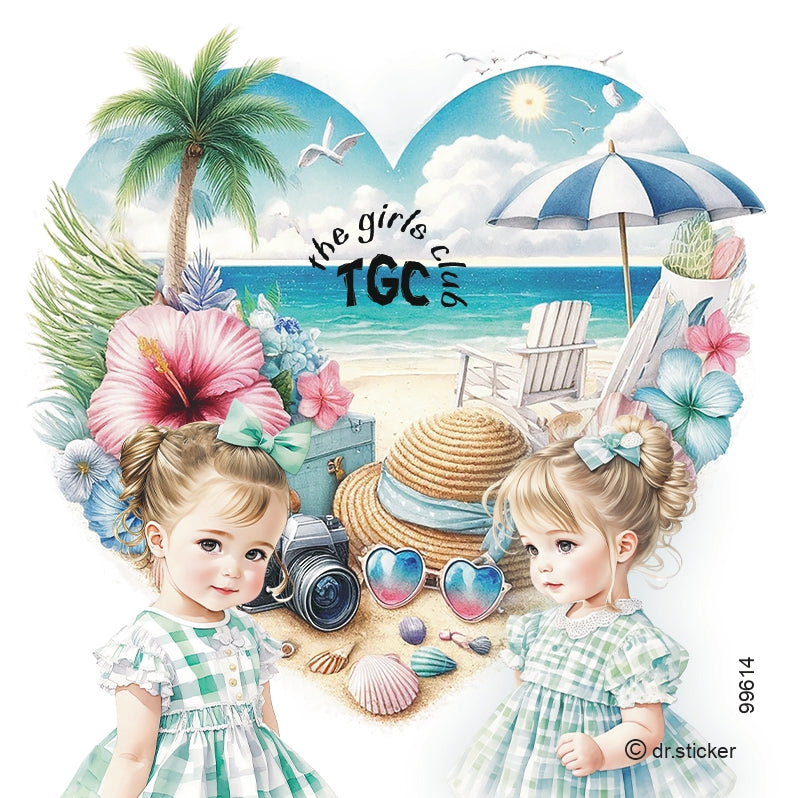 גליל מדבקות שקופות ד"ר סטיקר - מועדון הילדות - חופשה