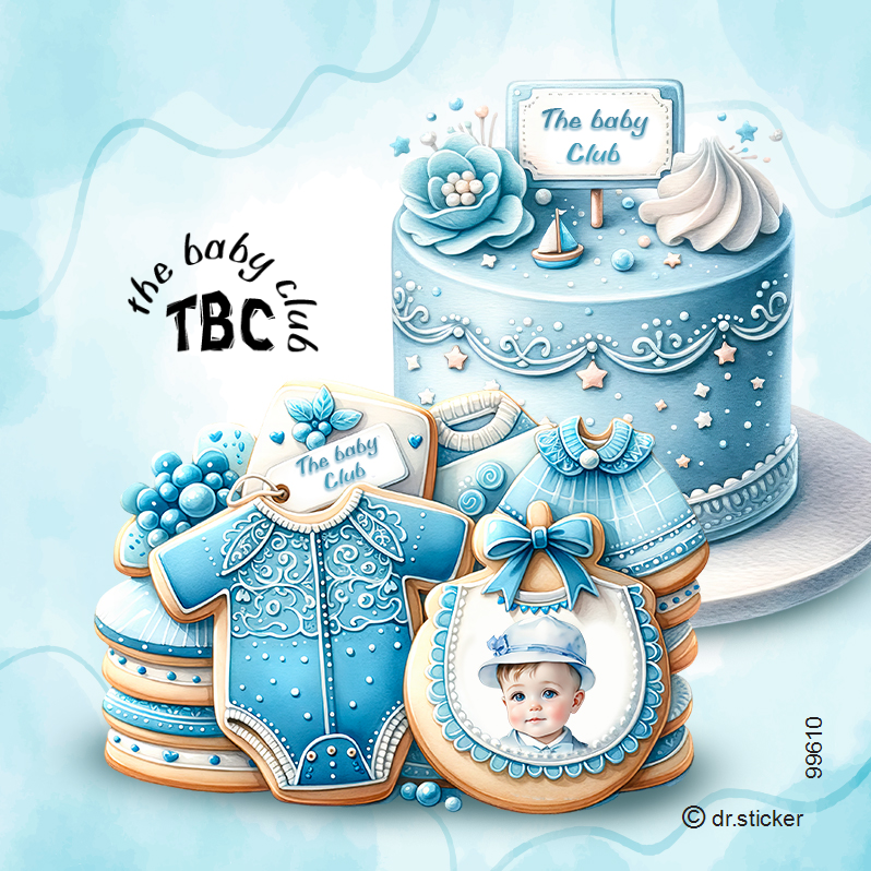 גליל מדבקות ד"ר סטיקר - מועדון התינוקות - עוגות