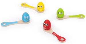 משחק מרוץ ביצים מעץ