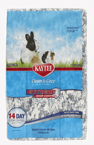 מצע נייר אקולוגי Kaytee Clean & Cozy 24.6 ליטר – מצע ללא אבק לארנבים ומכרסמים | מולי חיות מחמד