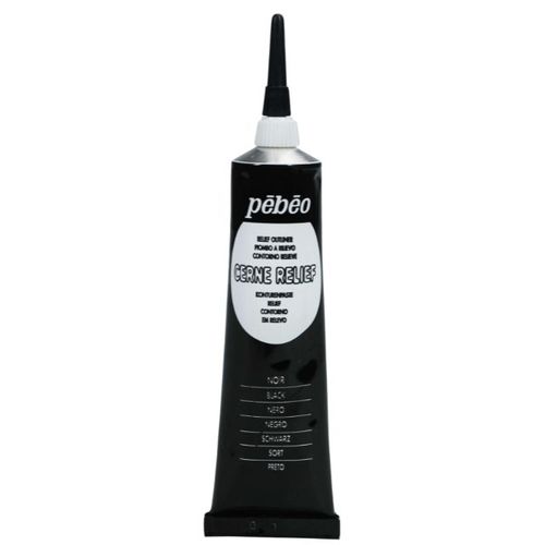 תוחם לזכוכית שחור Pebeo