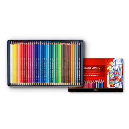 סט 36 עפרונות פוליקולור KOH-I-NOOR Polycolr