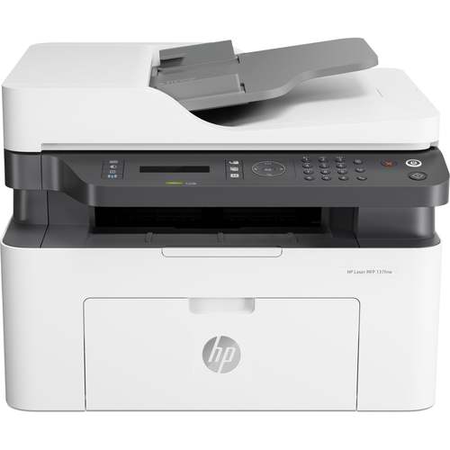  מדפסת ליזר HP Laser MFP 137fnw 4ZB84A 