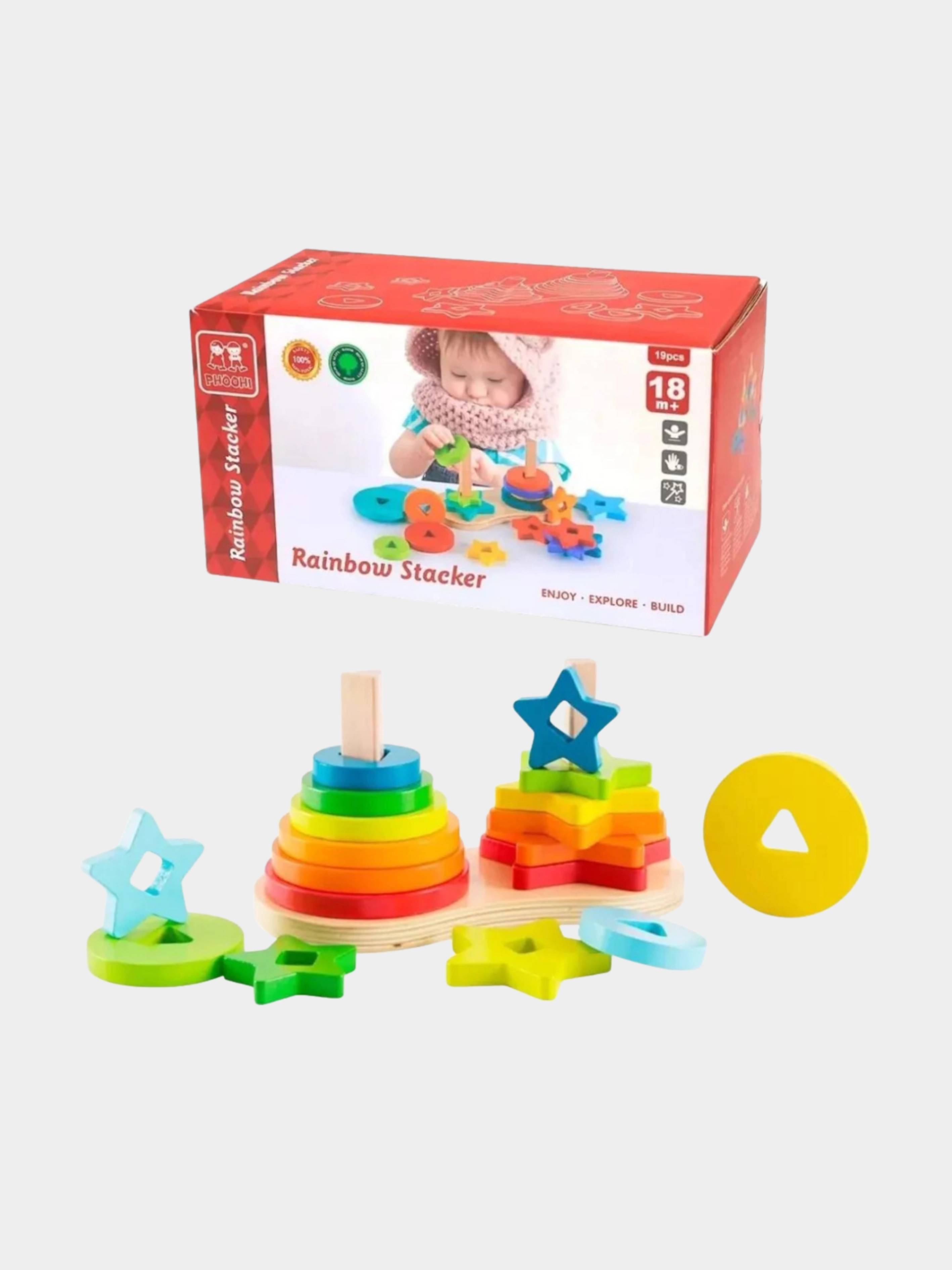 ערכת השחלה לתינוקות מעץ