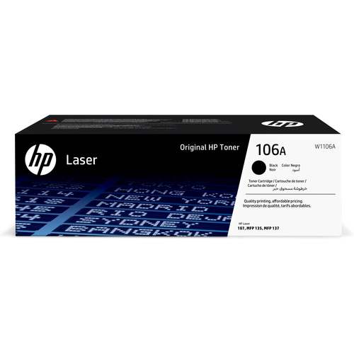  טונר HP MFP137 106A מקורי W1106A 
