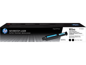  זוג טונרים Neverstop 103A מקורי W1103AD 