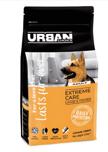 Urban Choice Lamb Hypoallergenic – מזון היפואלרגני לכלבים בטעם כבש
