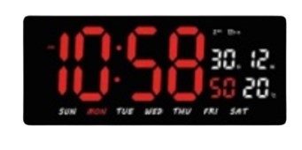 שעון קיר דיגיטלי חשמלי 36X16 ס