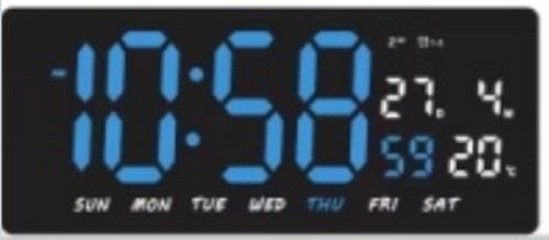 שעון קיר דיגיטלי חשמלי 36X16 ס