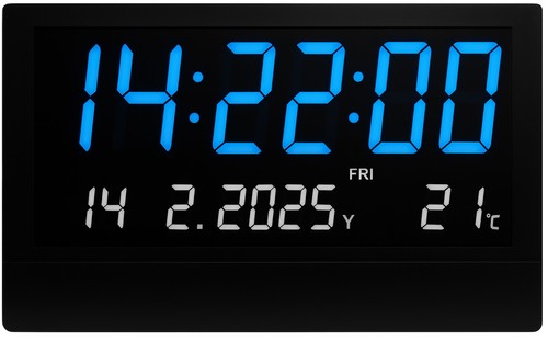 שעון קיר דיגיטלי חשמלי ‎36×15×2.8‎ ס