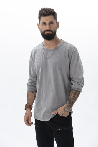 REDBACK WASHED LONG-T / Gray