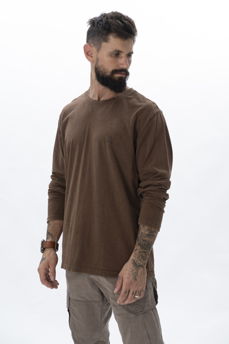 REDBACK WASHED LONG-T / Brown