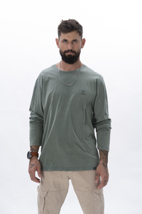 REDBACK WASHED LONG-T / Green