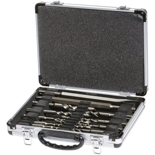 סט 13 מקדחים ואזמלי SDS-PLUS במזוודת אלומיניום – MAKITA D-20111
