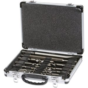 סט 13 מקדחים ואזמלי SDS-PLUS במזוודת אלומיניום – MAKITA D-20111