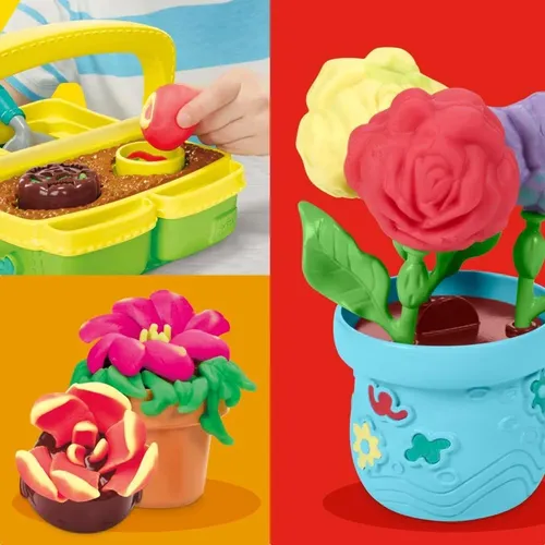 בצק פליידו פרחים צבעוניים - Play-Doh