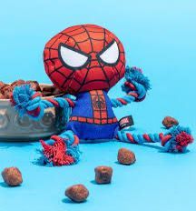 צעצוע חבלי לעיסה לכלבים – Spider-Man Rope Toy