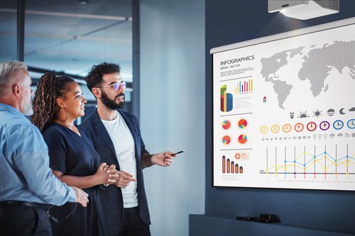 מקרן לייזר אולטרה קצר Optoma ZW410UST