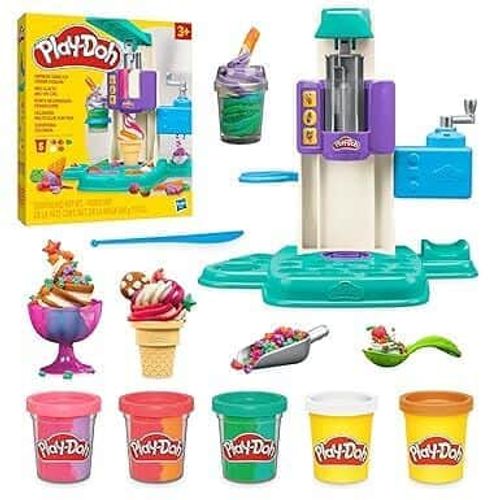 בצק פליידו - גלידה ריינבו - Play-Doh