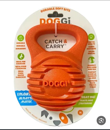  DOGGi Catch & Carry – צעצוע נשיאה וזריקה לכלבים עשוי גומי רך ועמיד