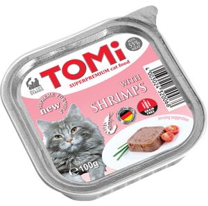 מעדן פטה TOMI לחתולים בטעם שרימפס 100 גרם