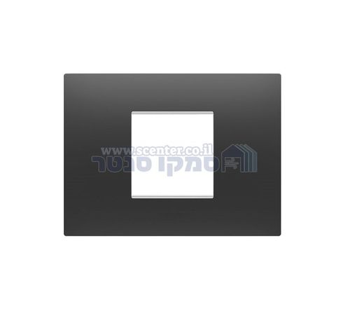 מסגרת אגו 2 מודול EGO שחור משי Gewiss Chorus