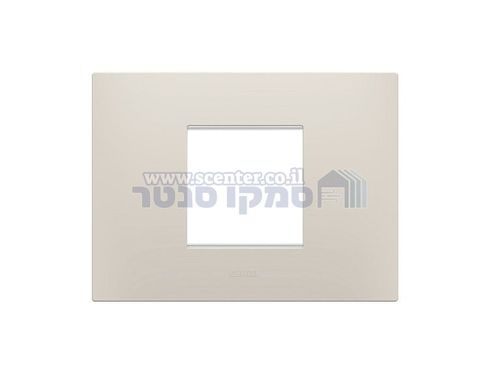 מסגרת אגו 2 מודול EGO בז' משי Gewiss Chorus
