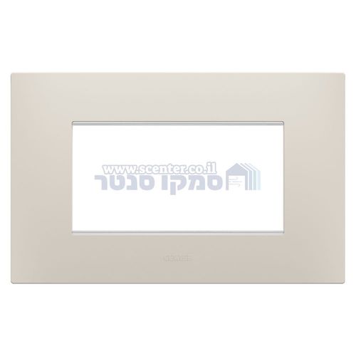 מסגרת אגו 4 מודול EGO בז' משי Gewiss Chorus