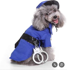 תחפושת שוטר לכלב – עם אזיקים ואביזרים - Police Dog Costume
