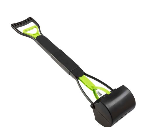 אוסף צואה מתקפל לכלב – Pooper Scooper עם ידית ארגונומית ופתיחה מהירה
