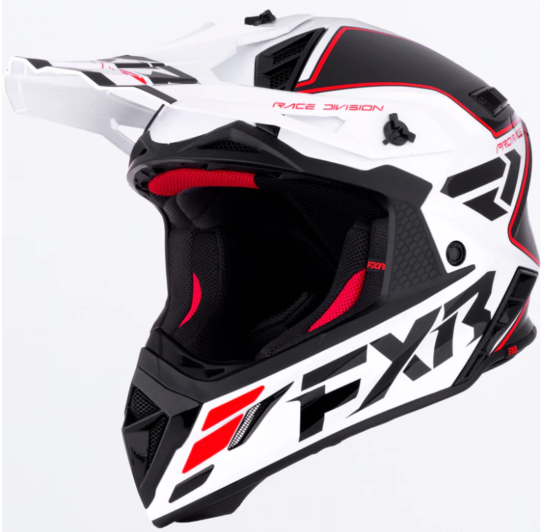 קסדה לאופנוע FXR RACING HELIUM RACE 2026 אדום\שחור 22.06