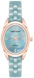 Anne Klein AK/5182AQRG קרמיקה שיבוץ יהלום לנשים