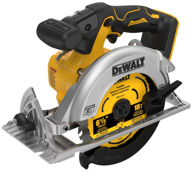 מסור עגול נטען 20V (גוף בלבד) DEWALT 6.5 אינצ'