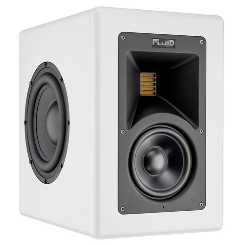 מוניטור אולפני לבן Fluid Audio Image 2 3-Way Reference Studio Monitor WHITE