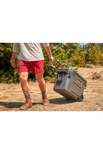 צידנית קשיחה קולמן עם גלגלים 62 ליטר coleman 65 qt convoy cooler 65QT